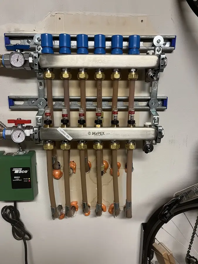 Plumber performing Gas Leak Detection at a residential property in Brunswick